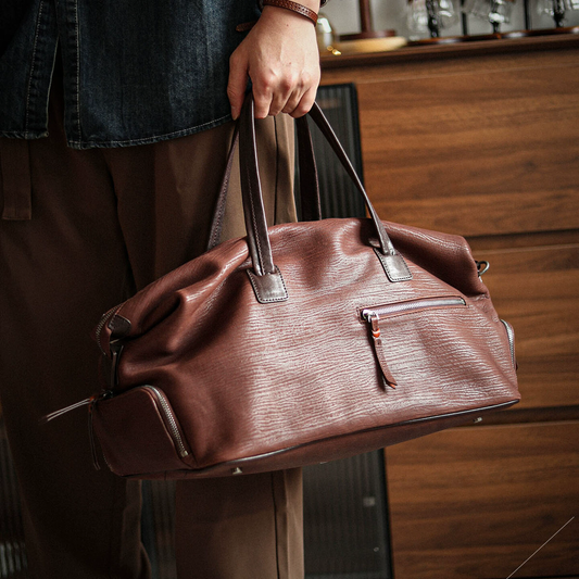 李記 | 原創手工真皮 | 高階【鬆弛垂感】差旅包ls452號