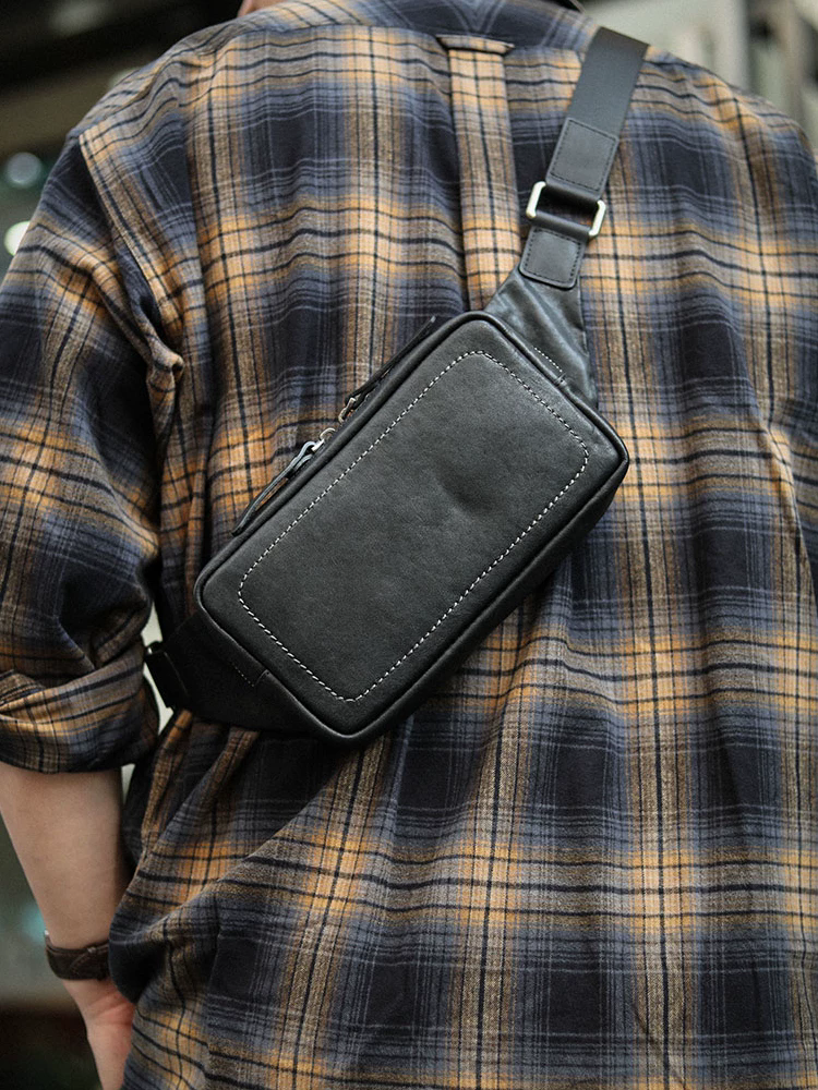 李記 | 原創手工真皮 | 低調至簡設計風の小包ls8239號