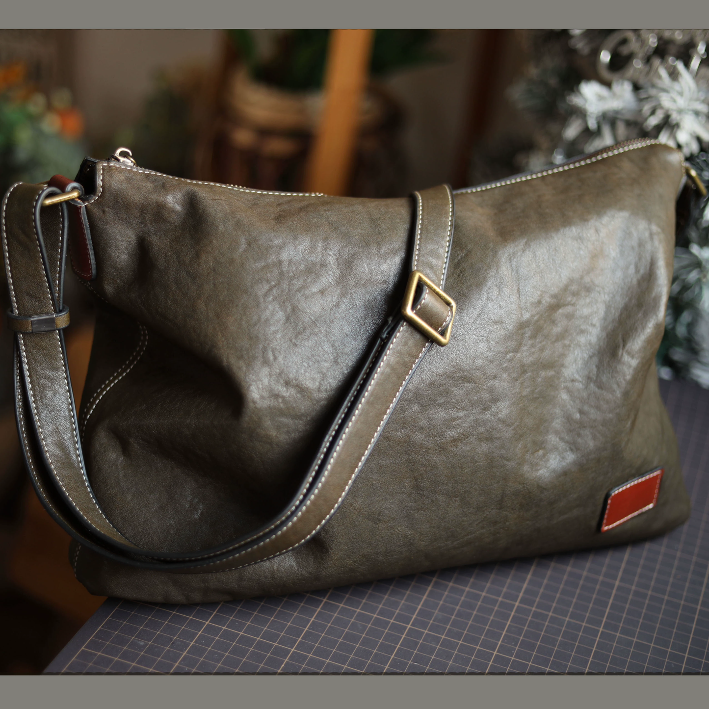 李記 | 原創手工真皮 | 低調微奢性價比出眾の通勤包ls8908-1號