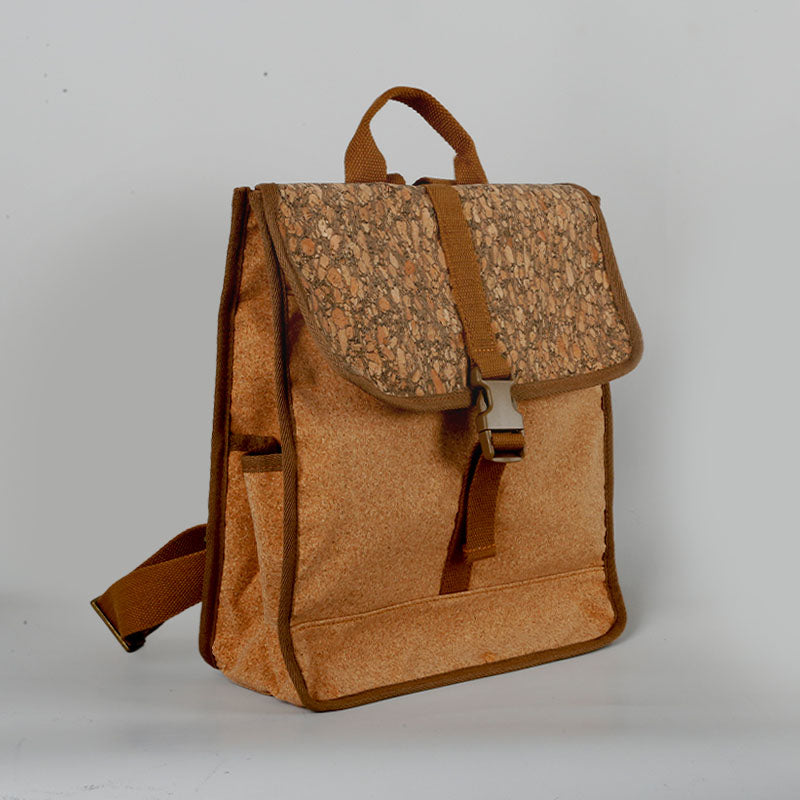 Li Ji | Original handmade genuine leather | Cork environmentally friendly travel backpack No. M1582