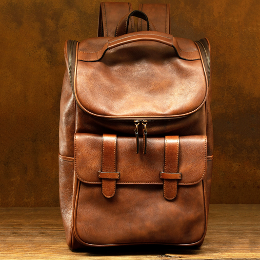 李記 | 原創手工真皮 | 值得擁有の復古後背包ms552號