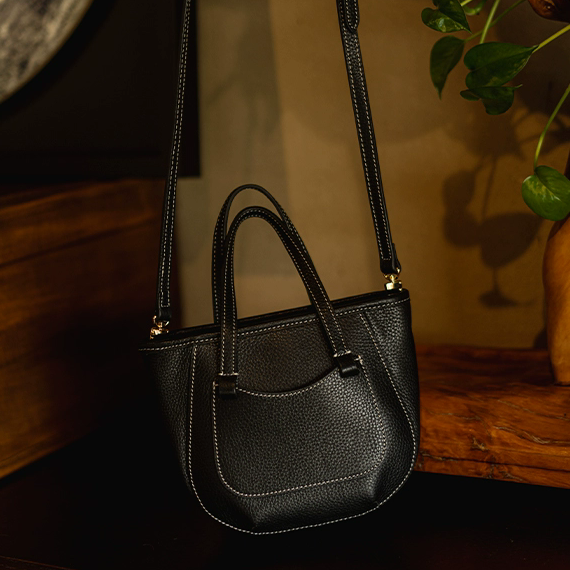 李記 | 原創手工真皮 | 質感頭層牛皮の小菜籃子包qf260號