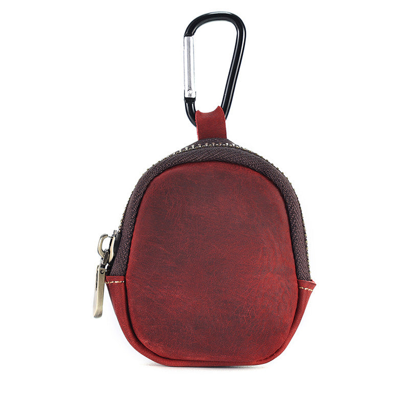 李記 | 瘋牛革 収納拉鍊小小挂件包 K157號