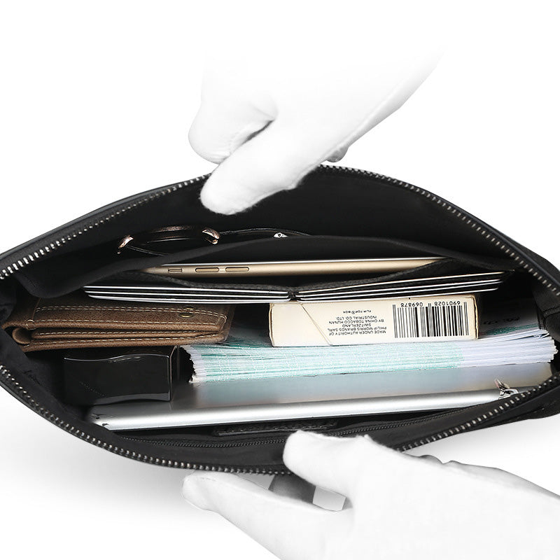 Li Kee Leather Goods | Rifeng Full Grain Flexible Cowhide Envelope Bag No. Q8890