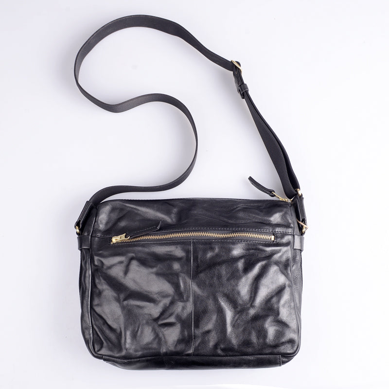 李記 | 原創真皮手工 | 植鞣皮 阿美咔嘰 做舊男女休閒包/橫款包 239號