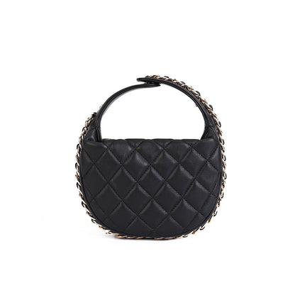 Li Ji |. หนังแท้แฮนด์เมด |. 壳选しらかいกระเป๋าถือหนังแกะหมายเลข 0144 