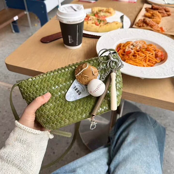 李記 | 原創手工真皮 | 植鞣頭層牛皮の編織包11285號