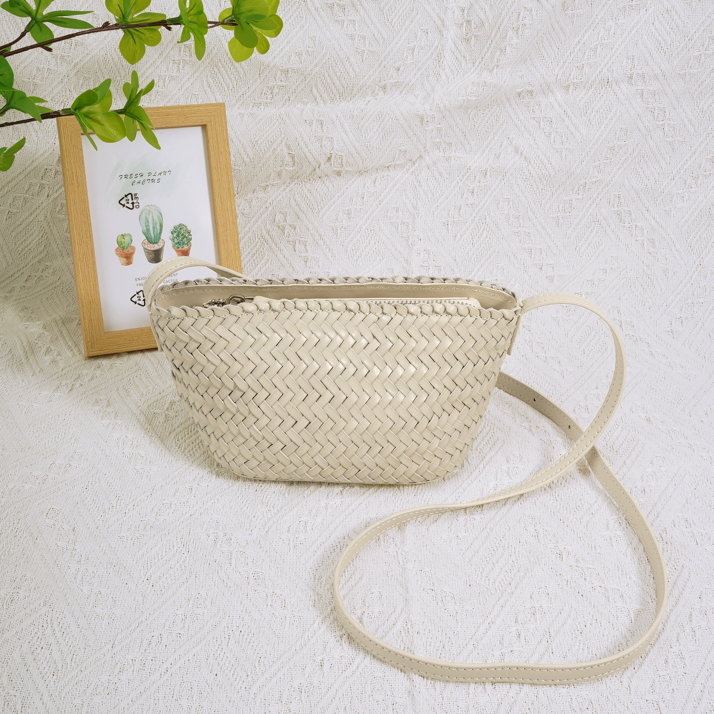 李記 | 原創手工真皮 | 植鞣頭層牛皮の編織包11285號