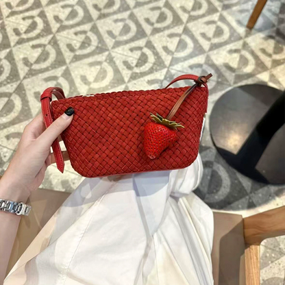 李記 | 原創手工真皮 | 植鞣頭層牛皮の編織包11285號