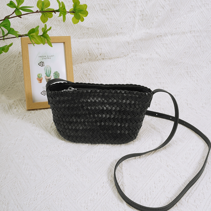 李記 | 原創手工真皮 | 植鞣頭層牛皮の編織包11285號