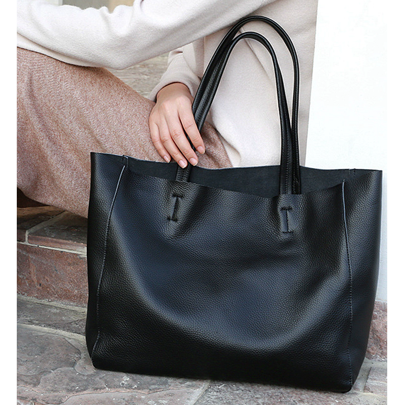 李記 | 原創手工真皮 | 簡約い大容量の托特包11288號