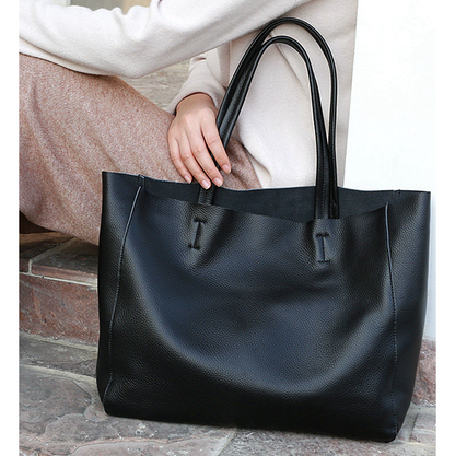 李記 | 原創手工真皮 | 簡約い大容量の托特包11288號