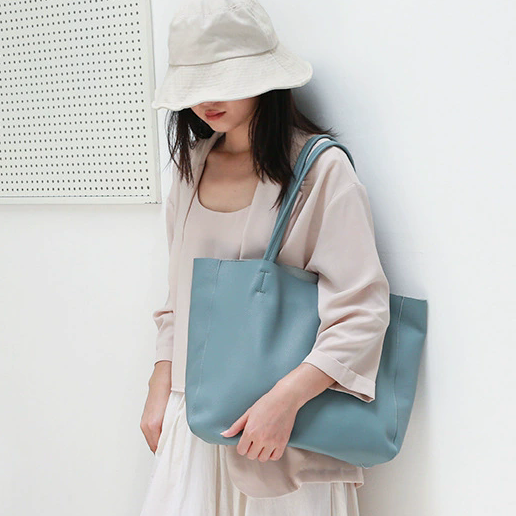 李記 | 原創手工真皮 | 簡約い大容量の托特包11288號