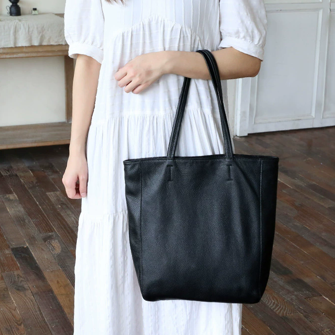 李記 | 原創手工真皮 | 簡約い大容量の托特包11288號