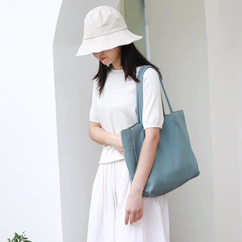 李記 | 原創手工真皮 | 簡約い大容量の托特包11288號