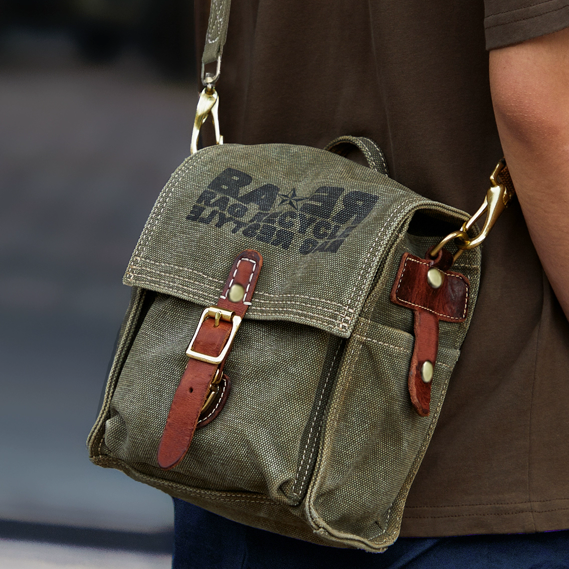 李記 | 原創手工真皮 | 隨手一搭穿出鬆弛感の戶外小包14026號