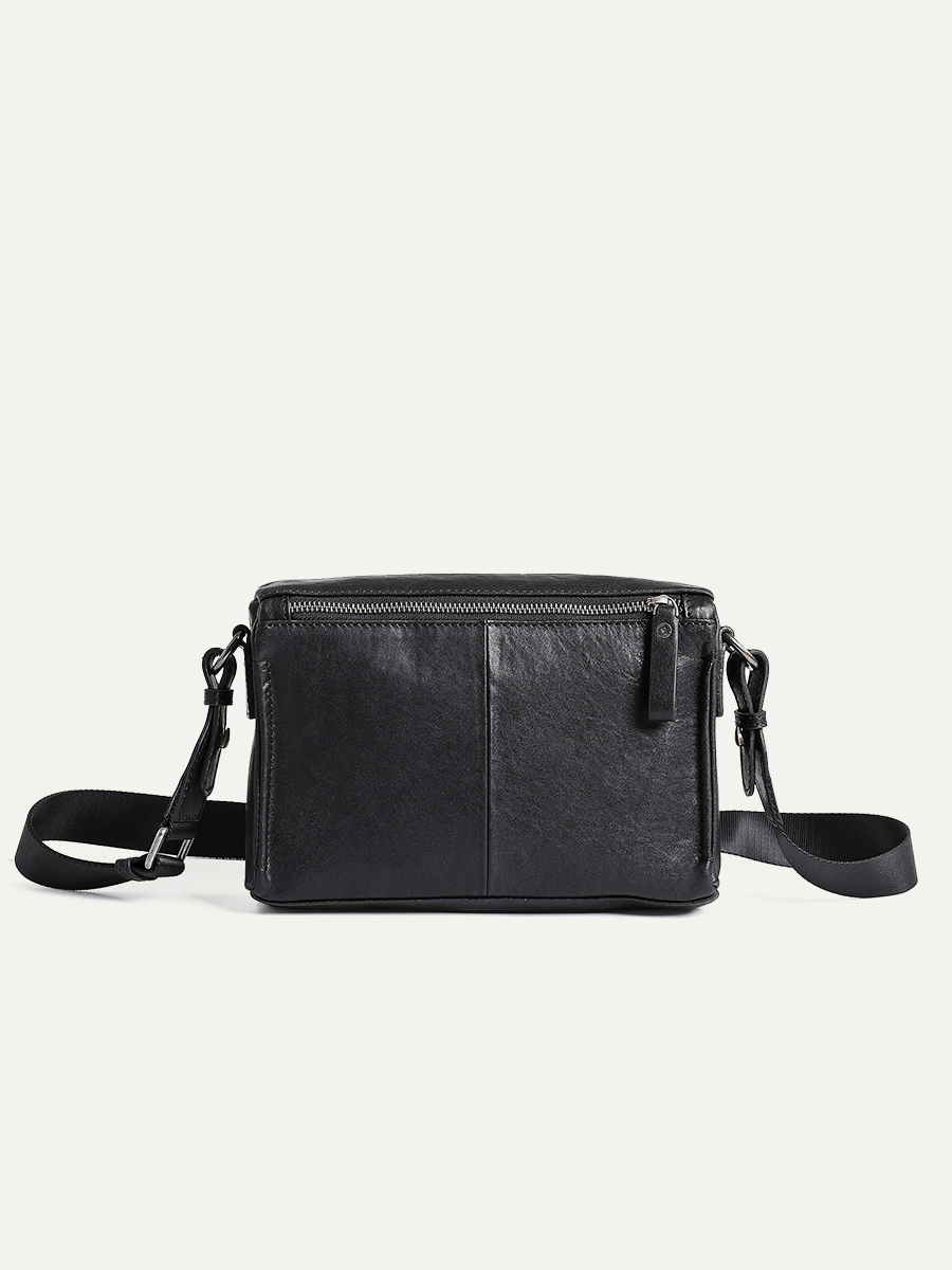 李記 | 原創手工真皮 | 休閒出行の復古郵差包14306號