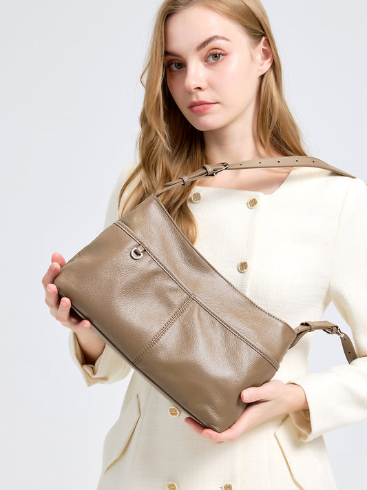 李記 | 原創手工真皮 | 「軽負担、高実用」斜唄包1582號