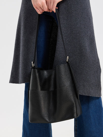 李記 | 原創手工真皮 | 復古植鞣皮の慵懶風子母包1592號