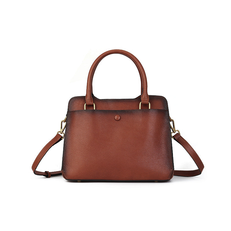 李記 | 原創手工真皮 | 復古百搭實用の手提包1888號