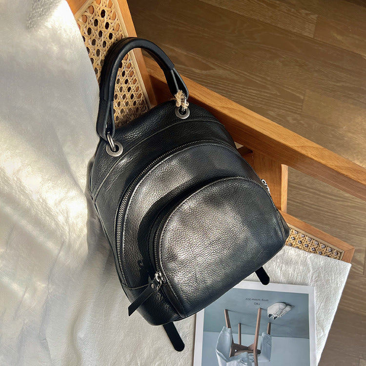 李記 | 原創手工真皮 | 超顯文藝感の日系小郵差包19171號