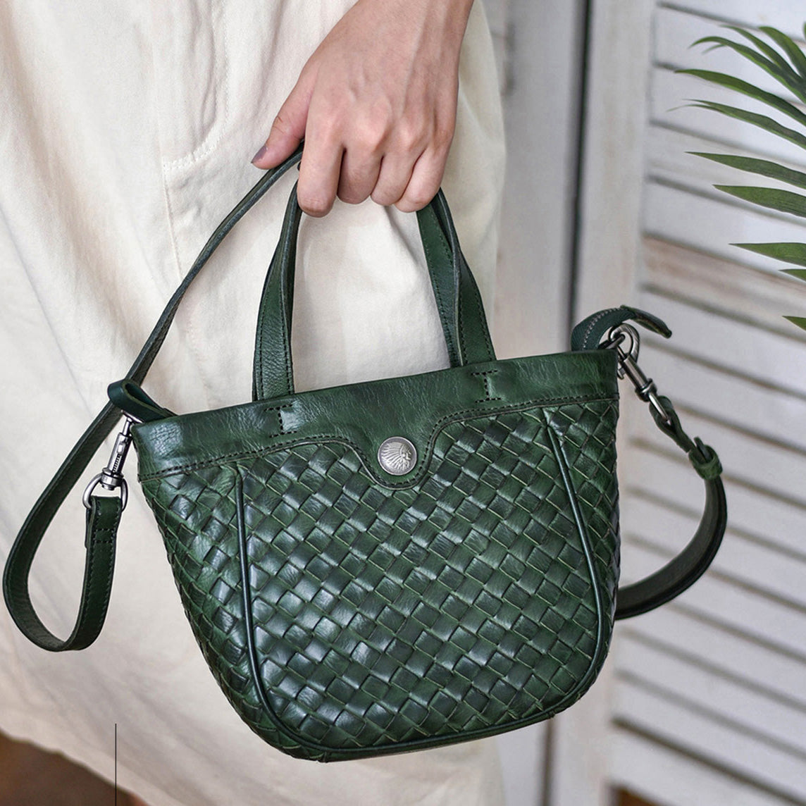 李記 | 原創手工真皮 | 低調高級感の手作編織包19268號