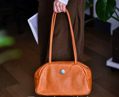 李記 | 原創手工真皮 | 腋下背顯氣質の法式復古包19342號