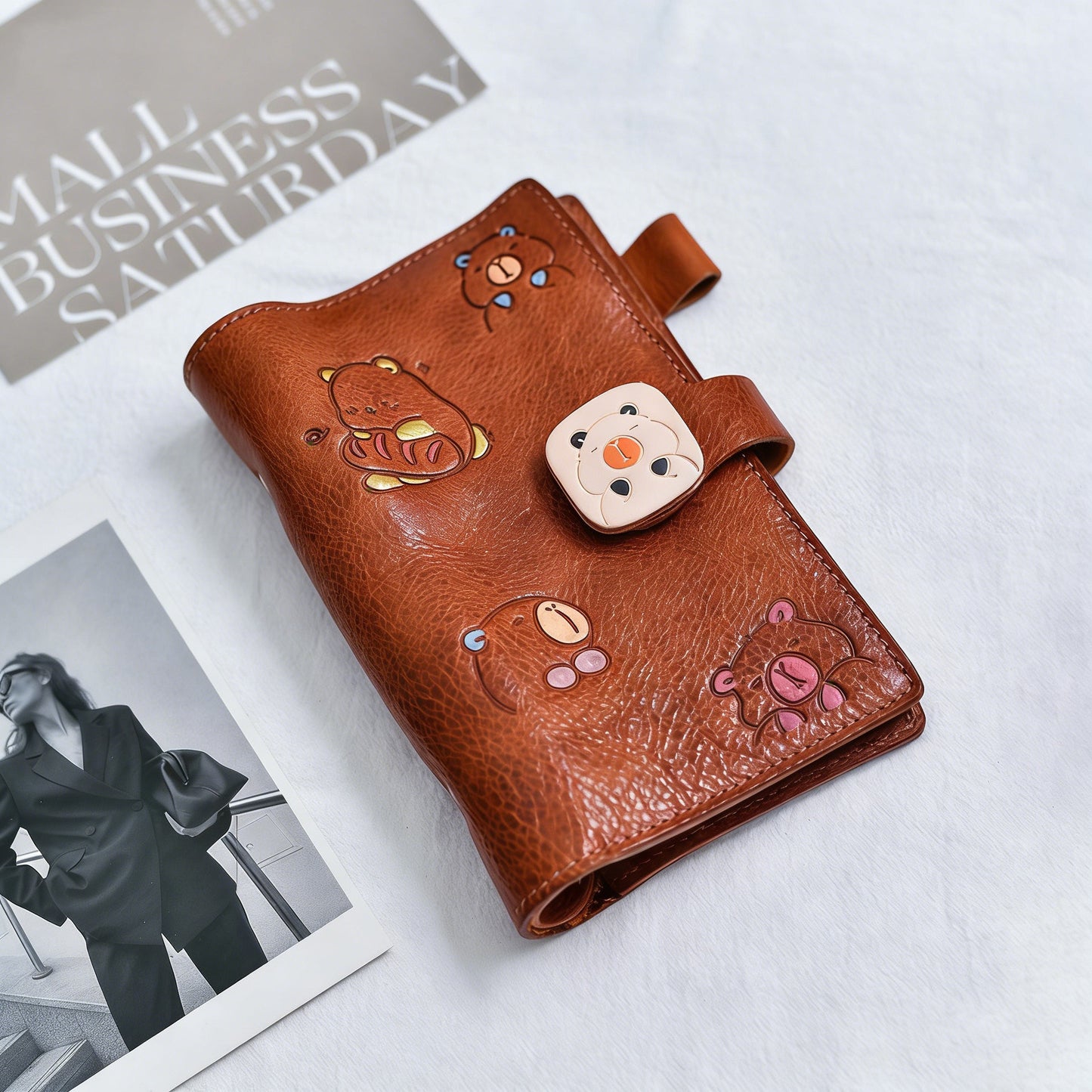 李記 | 原創手工真皮 | 可替換內頁のA6活頁日記本lsA6號