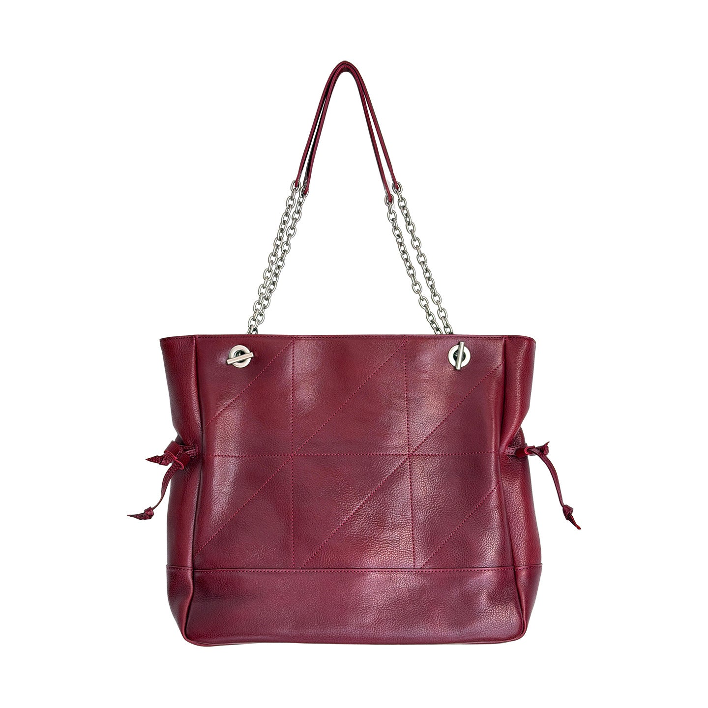 李記 | 原創手工真皮 | 輕奢高質感の菱格鏈條包ls898號