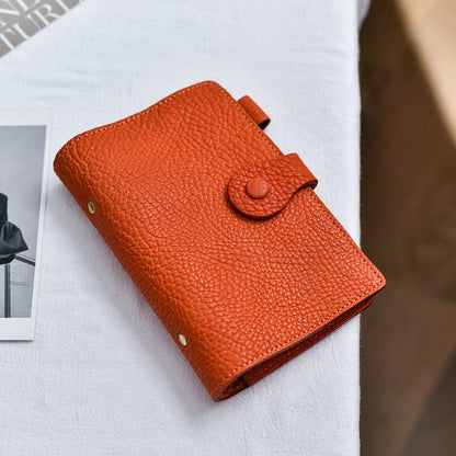 李記 | 原創手工真皮 | 可替換內頁のA6活頁日記本lsA6號