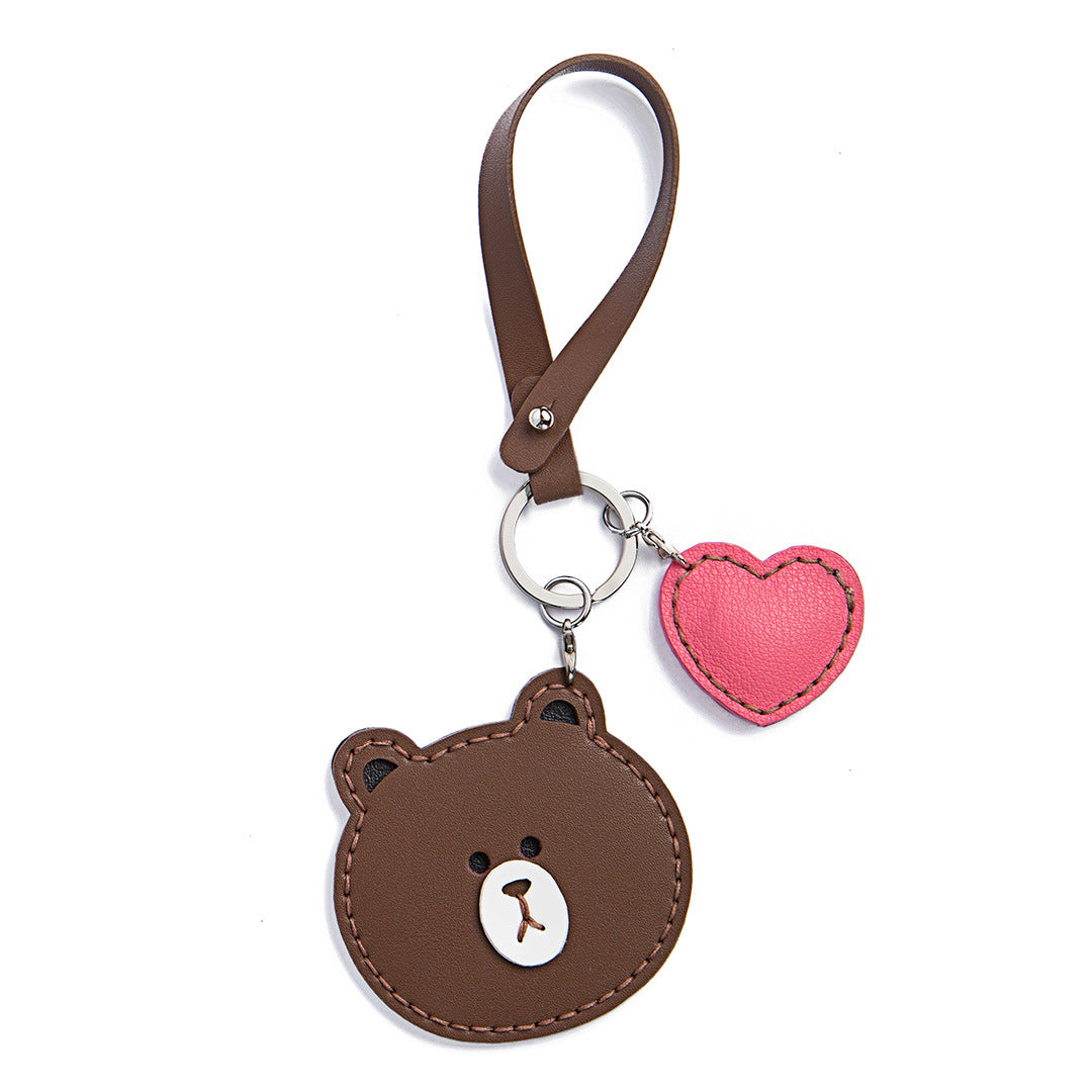 Li Ji | Original handmade genuine leather | Handmade DIY cartoon bag accessories No. DQ715 