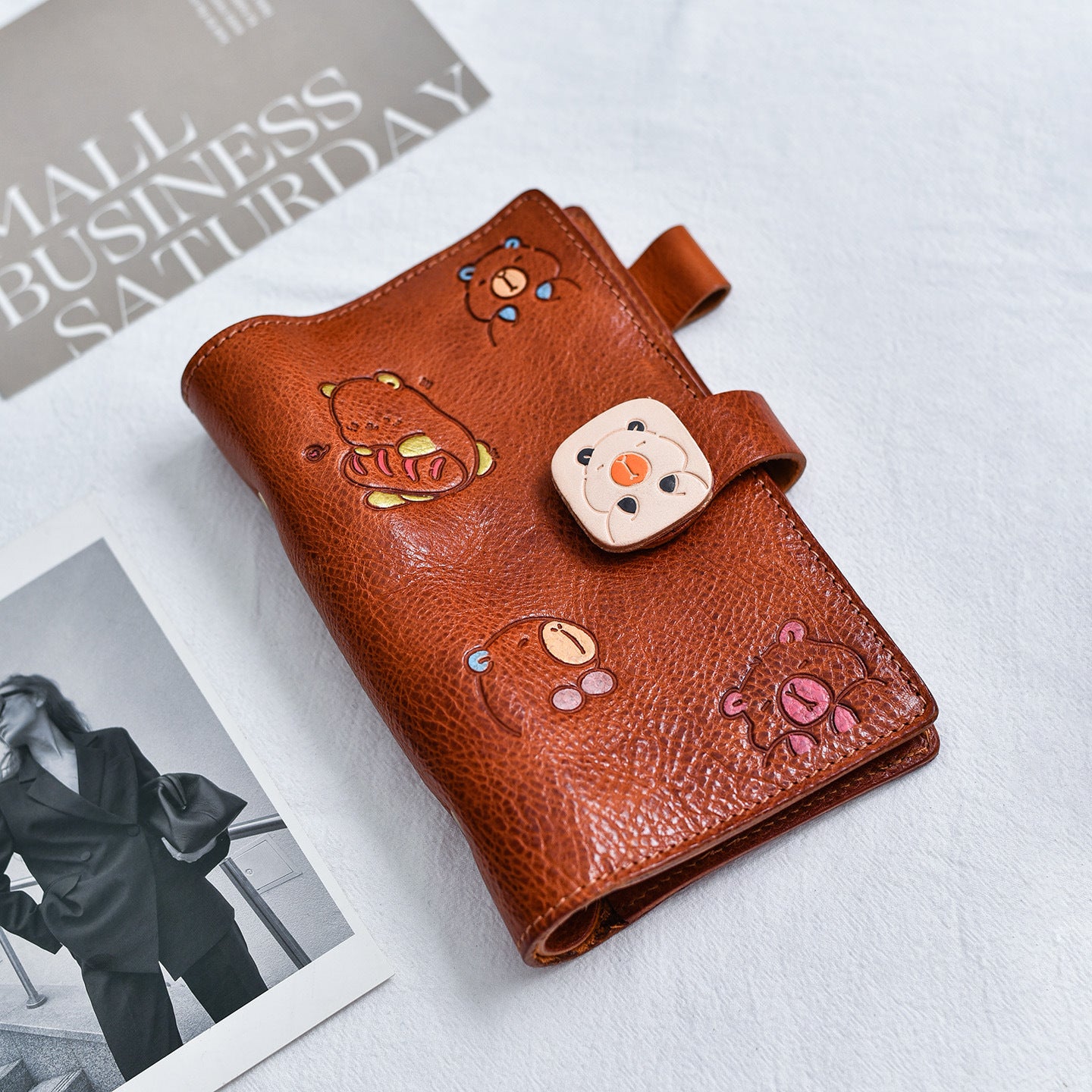 李記 | 原創手工真皮 | 可替換內頁のA6活頁日記本lsA6號