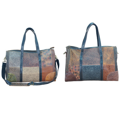 李記 | 原創手工真皮 | 花色拼接の手提包2035L號