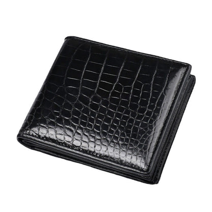 李記 | 原創手工真皮 | 鱷魚皮ジ短款小錢夾2009B號