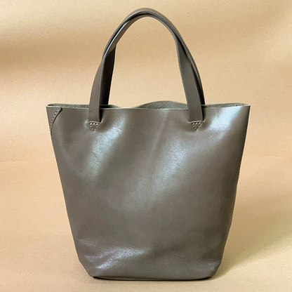 李記 | 原創手工真皮 | 日系い簡約風格の軟皮手提包21092號