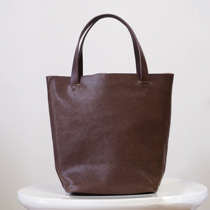 李記 | 原創手工真皮 | 日系い簡約風格の軟皮手提包21092號