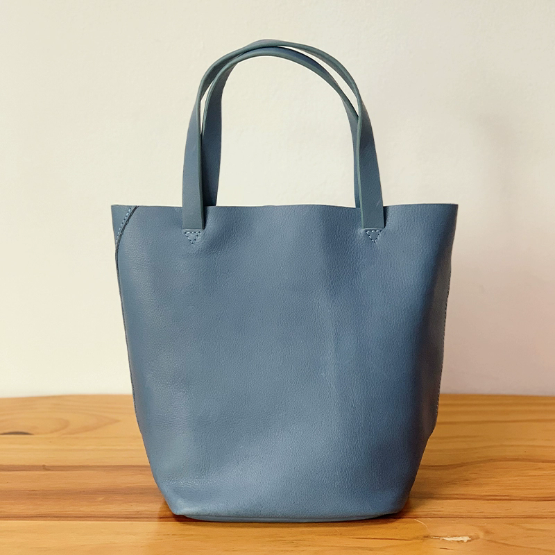 李記 | 原創手工真皮 | 日系い簡約風格の軟皮手提包21092號