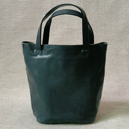 李記 | 原創手工真皮 | 日系い簡約風格の軟皮手提包21092號