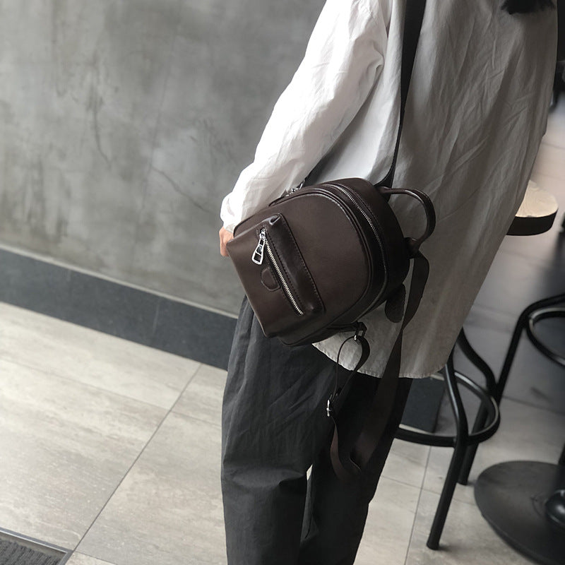 李記 | 原創手工真皮 | 經典復古の小後背包22006號