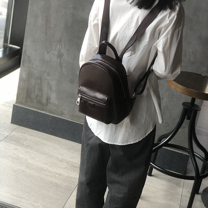 李記 | 原創手工真皮 | 經典復古の小後背包22006號