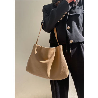 李記 | 原創手工真皮 | 優美な気質を褶皺腋下包2206號