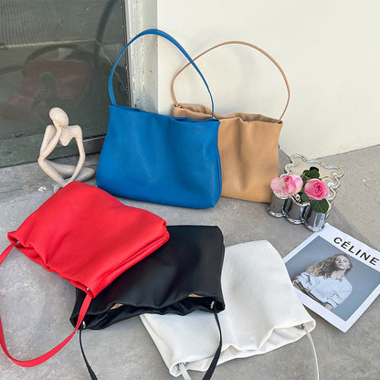 李記 | 原創手工真皮 | 優美な気質を褶皺腋下包2206號