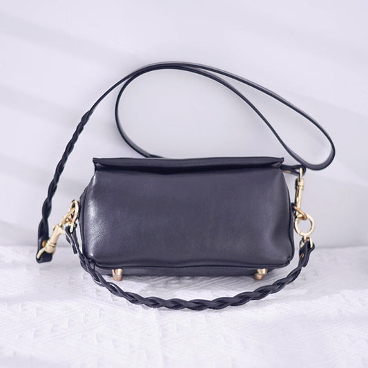 Li Ji | Original handmade genuine leather | Vegetable-tanned cow leather with good texture and slanted bag No. 220805 