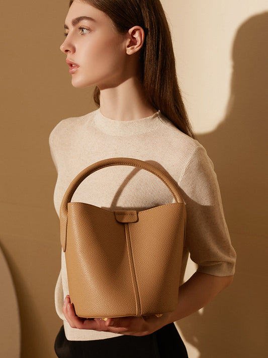 李記 | 原創手工真皮 | 柔ら両側の円環皮が清新で菜籃子包2269號