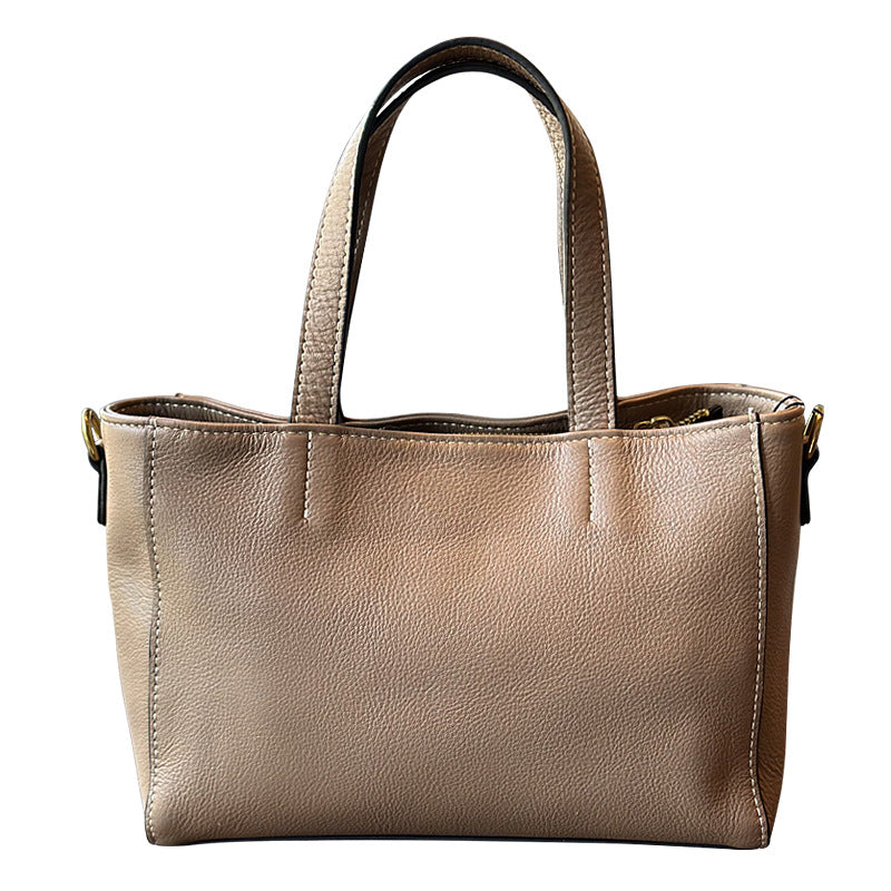 李記 | 原創手工真皮 | 復古ドリ軟牛皮の簡約側背包23017號