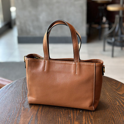 李記 | 原創手工真皮 | 復古ドリ軟牛皮の簡約側背包23017號