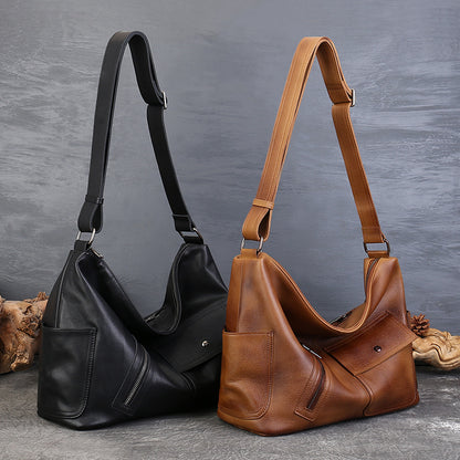 李記 | 原創手工真皮 | 經典款~歐美復古肩唄包2365號