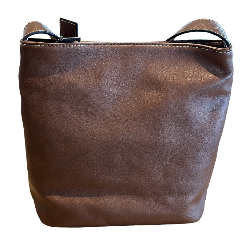 Li Ji |. กระเป๋าสะพายหนังนุ่มลำลองสไตล์ญี่ปุ่น No.24011 