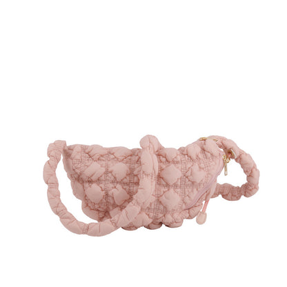 李記 | 原創手工真皮 | 敲哇塞ッ気質い皺褶雲朵包24015號