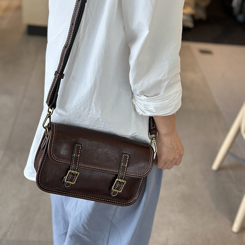 李記 | 原創手工真皮 | 日系經典い植鞣皮で小方包24025號